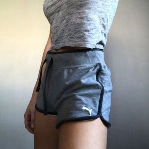 Puma Gray Lounge Gym Shorts